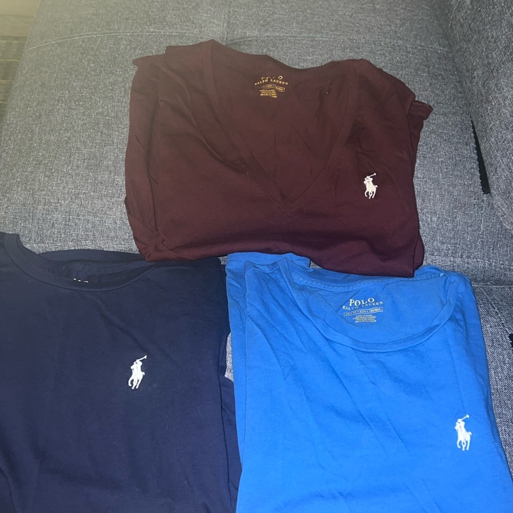 Woman’s  x small polo t shirts. All three $20
